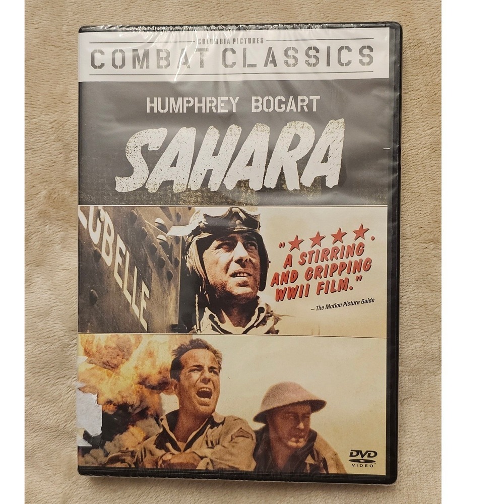 Sahara DVD Humphrey Bogart Columbia Pictures Combat Classics WWII Movie New